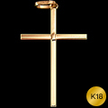 18金製/K18/クロス/十字架